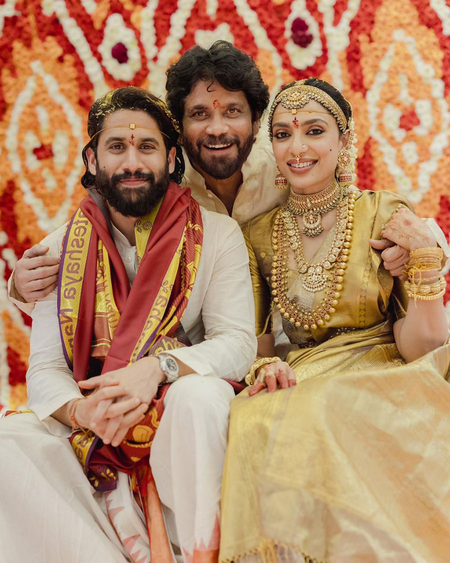 naga-chaitanya-and-sobhita-dhulipala-celebrate-their-traditional-telugu-wedding