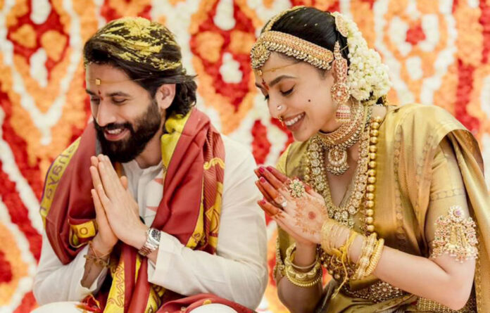 naga-chaitanya-and-sobhita-dhulipala-celebrate-their-traditional-telugu-wedding