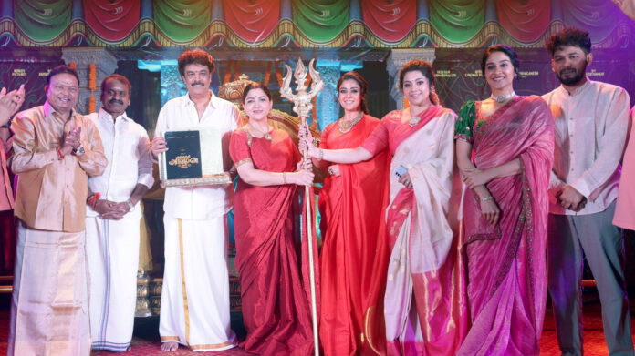 nayantharas-mookuthi-amman-2-takes-off-with-grand-pooja-ceremony