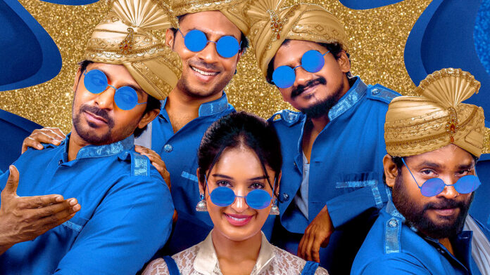 first-look-of-mithra-mandali-promises-riotous-fun