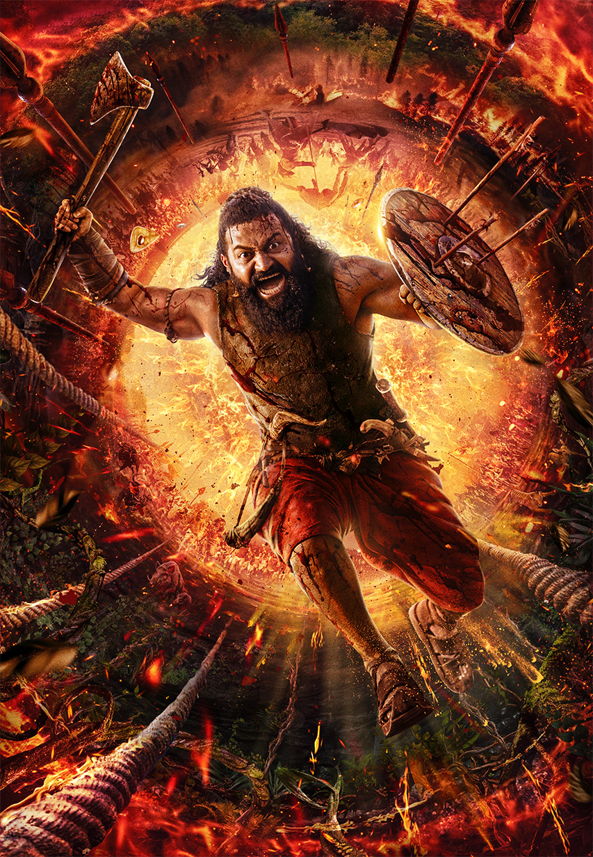 rishab-shettys-birthday-treat-powerful-new-poster-of-kantara