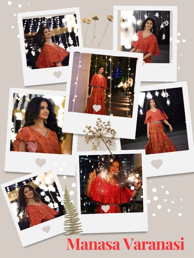 That’s Manasa Varanasi — the true festive muse!