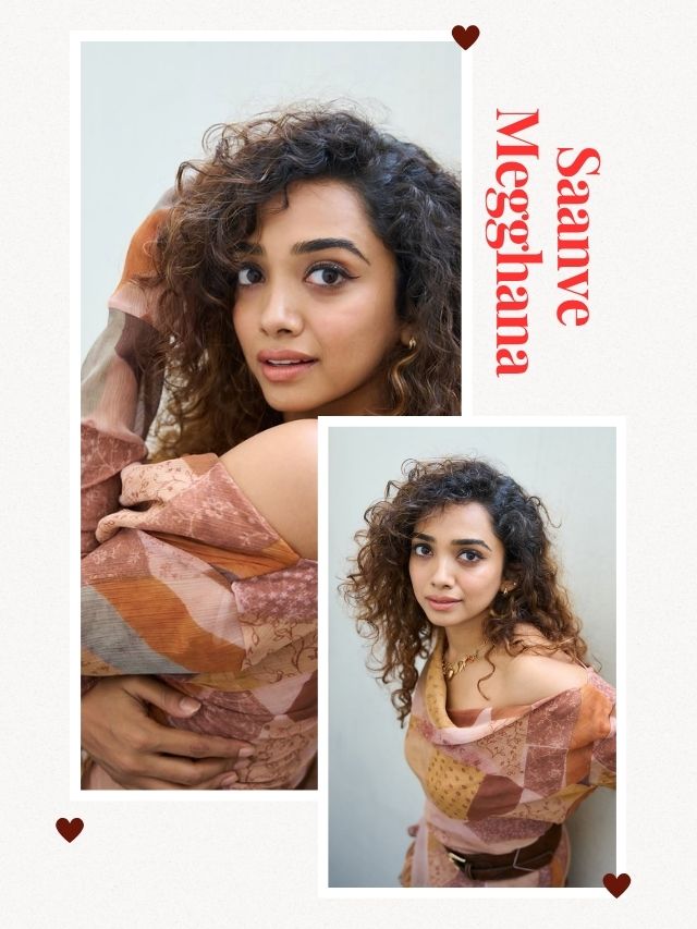 Saanve Megghana – Elegance with a Touch of Charm