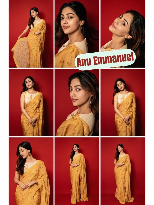 Anu Emmanuel in Elegant Yellow Saree