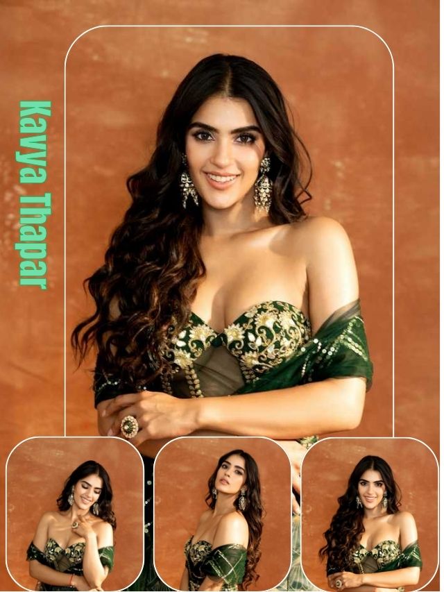 Glam Diva Kavya Thapar Steals the Spotlight in Emerald Green