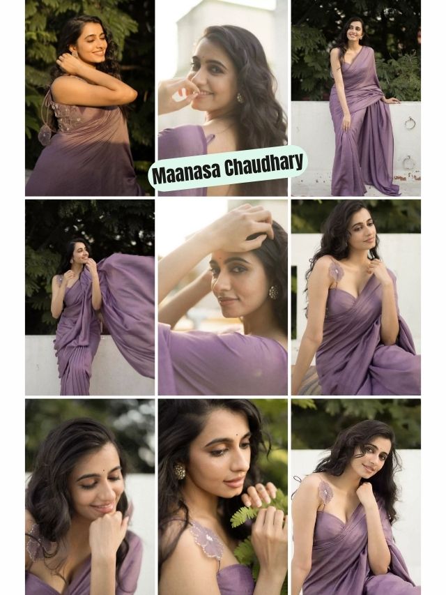 Maanasa Chaudhary Mesmerizes in Lavender Elegance