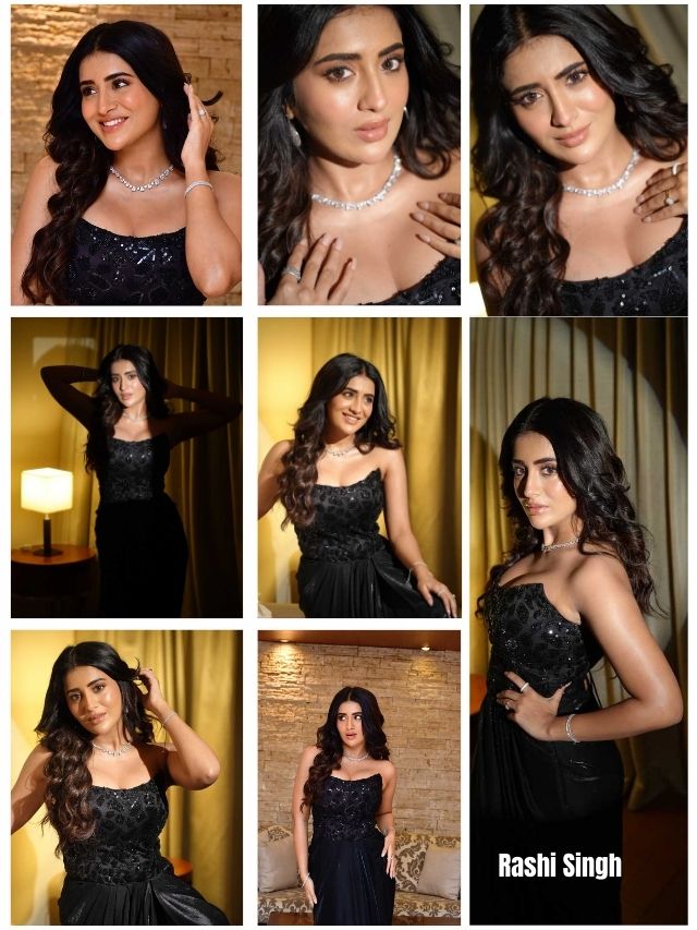 Rashi Singh – Stunning in Elegant Black Glam