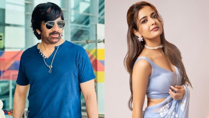 ravi-teja-ashika-ranganaths-electrifying-dance-shoot-in-full-swing