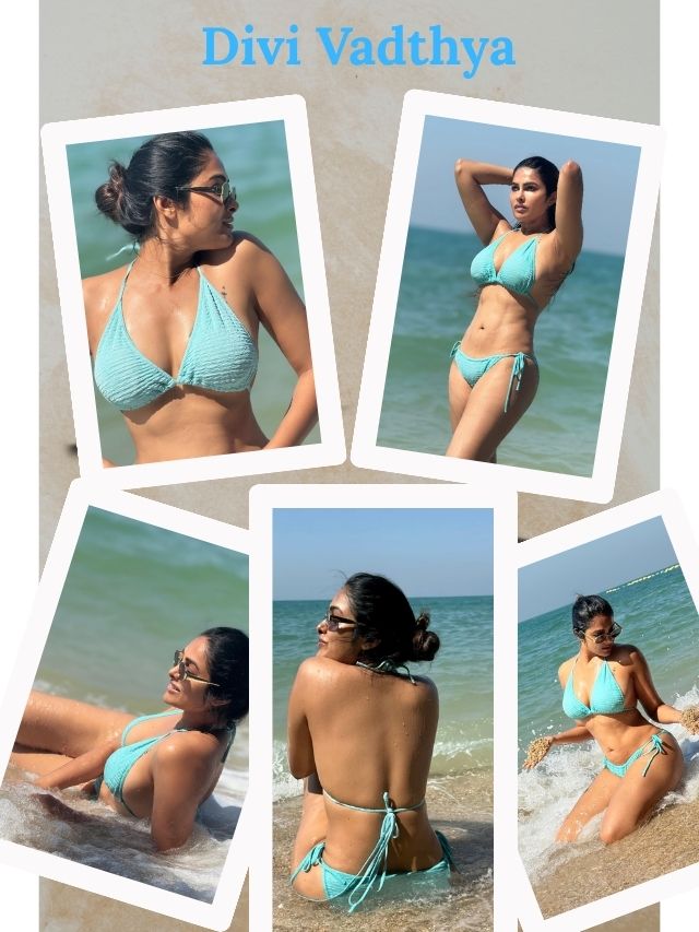 Divi Vadthya Sets Beach Vibes on Fire  Glam, confident, and effortlessly stunning