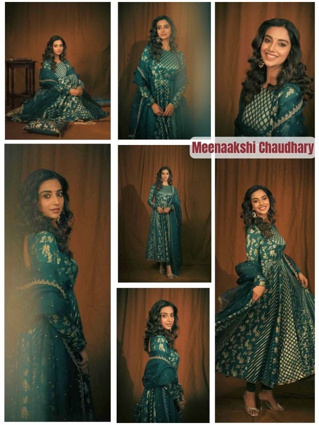 Meenakshi Chaudhary Stuns in Elegant Ethnic Look