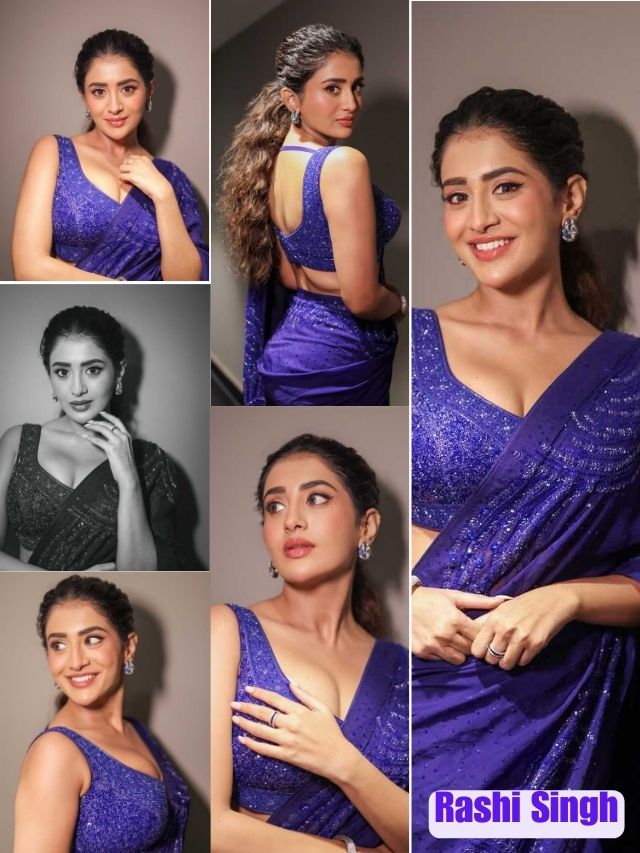 Rashi Singh: A Vision in Royal Blue