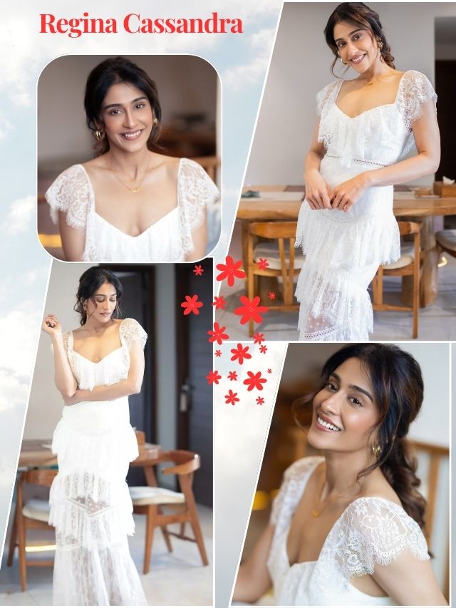 Regina Cassandra Turns Heads in Elegant White Look