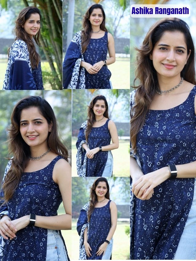 Ashika Ranganath’s Elegant Blue Look Wins Hearts