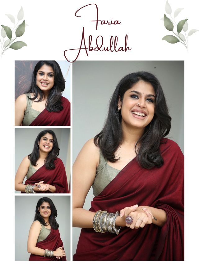 🌟 Faria Abdullah: Grace Meets Confidence 🌟