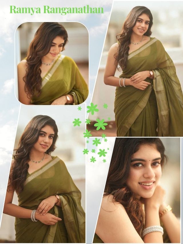 Ramya Ranganathan – Grace in green, elegance in every frame