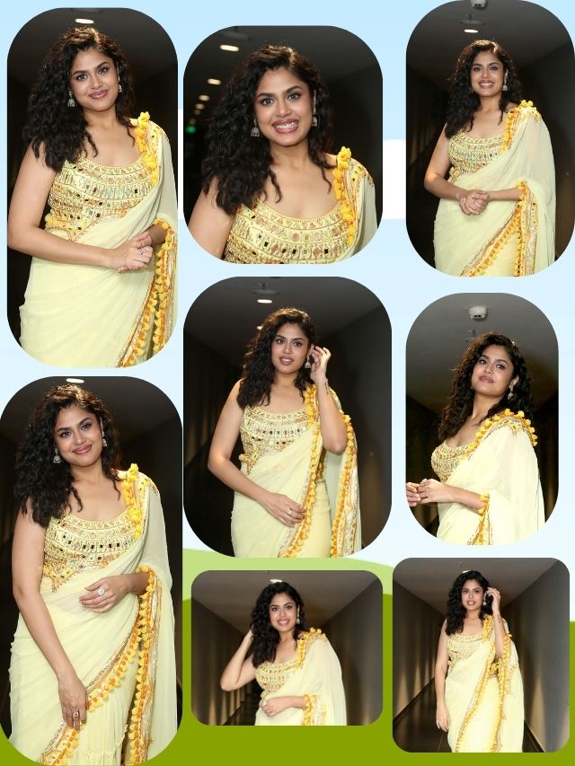 💛 Faria Abdullah Glows in Elegant Pastel Saree💛 Faria Abdullah Glows in Elegant Pastel Saree