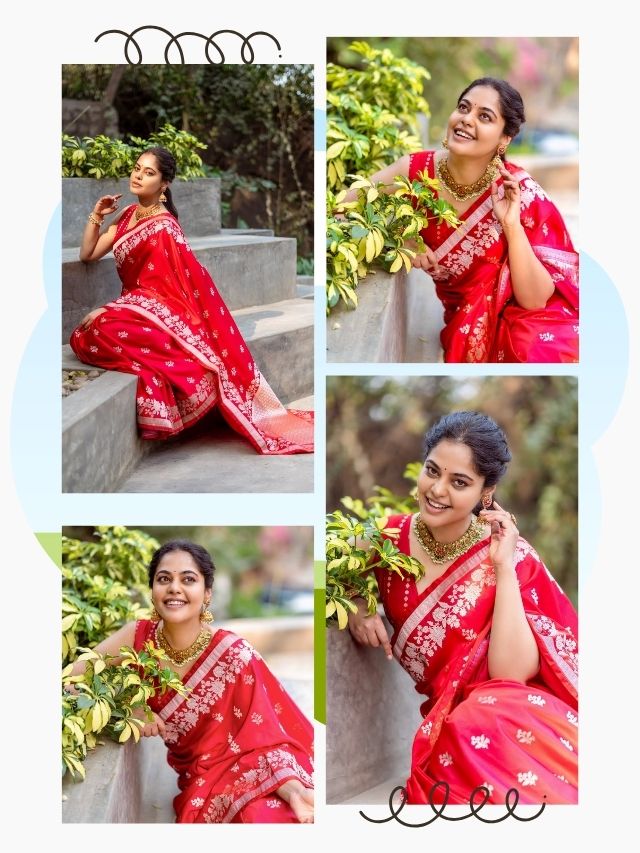 ✨ Bindu Madhavi’s Elegant Festive Look ✨