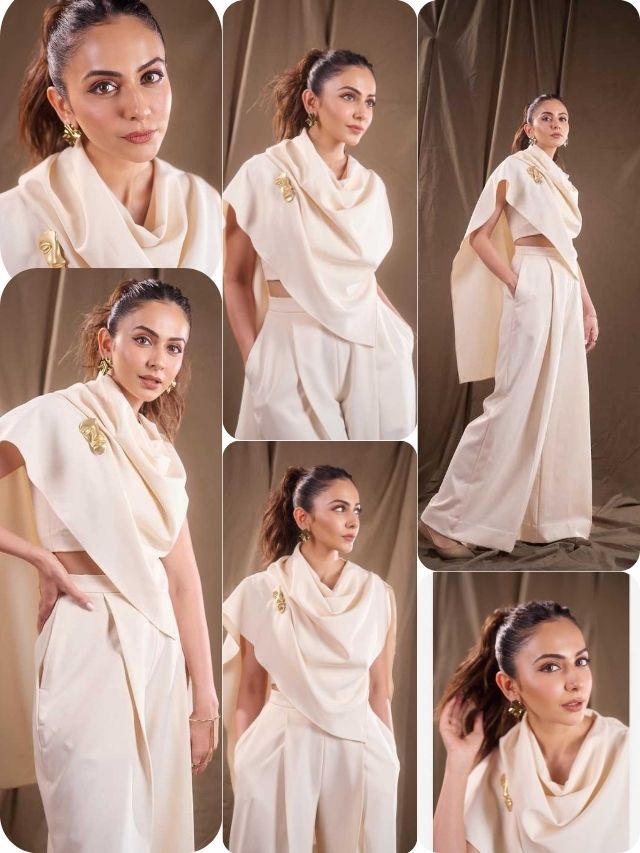 Rakul Preet Singh’s Elegant Ivory Fashion Look