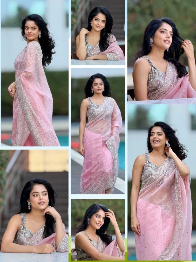 💖 Riddhi Kumar Stuns In Elegant Pink Saree 💖