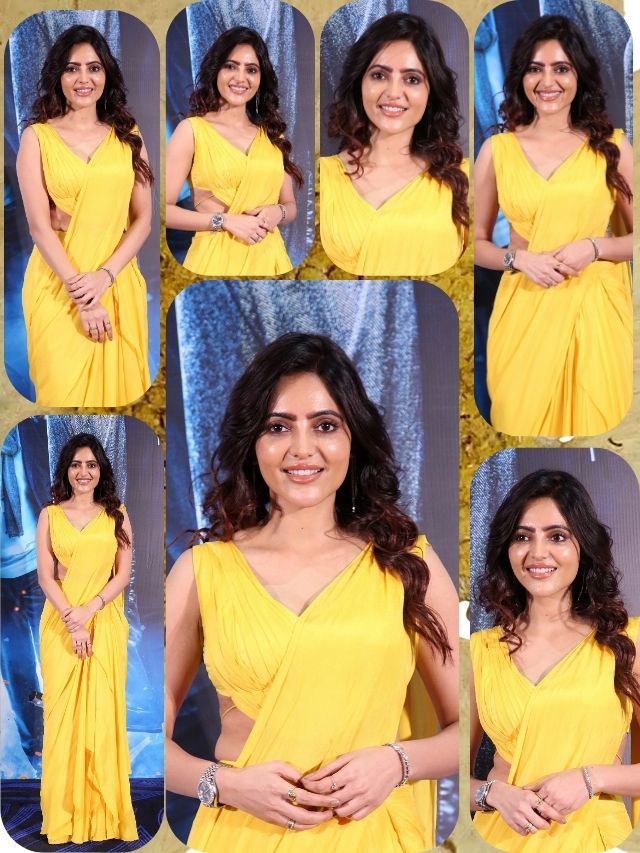 Athulya Ravi Shines in Yellow 💛 Radiating elegance and charm in a stunning yellow outfit