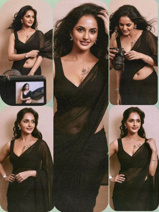 Jyothi Purvaj Stuns in Black Elegance 🖤