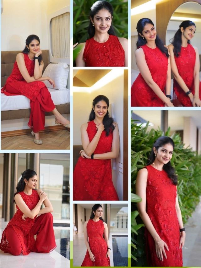 Manasa Varanasi – Grace in Red ❤️