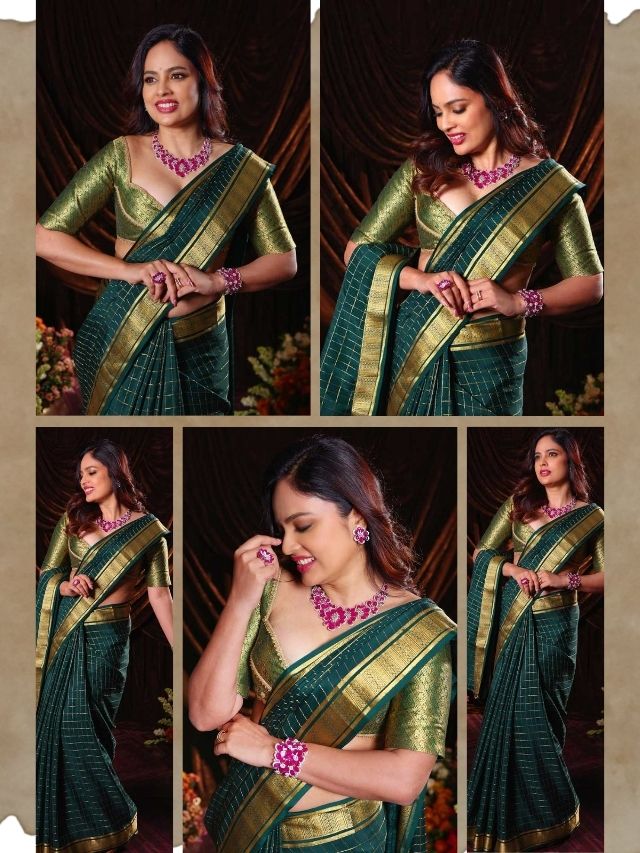 Nandita Swetha’s Elegant Saree Look ✨