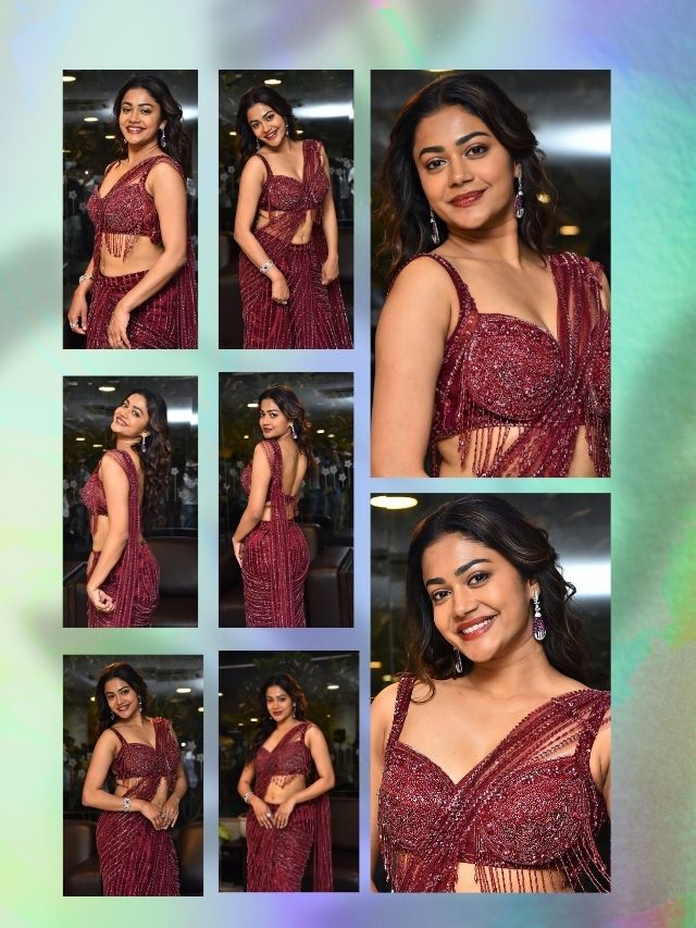 Payal Radhakrishna Stuns in Maroon Glam