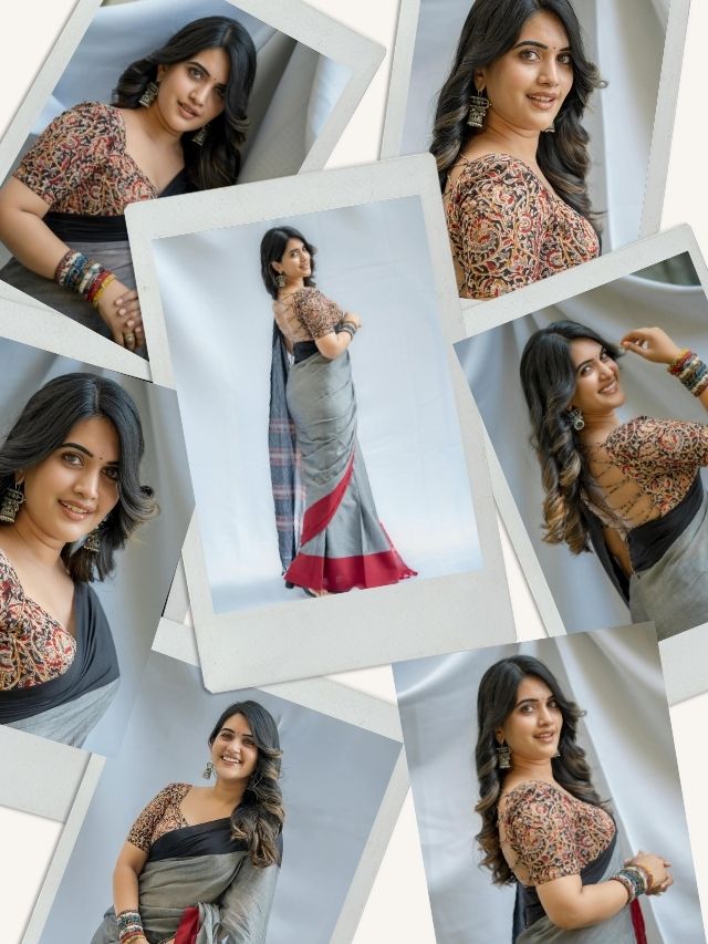 Sravanthi Chokarapu Stuns in Elegant Saree Look ✨ A perfect blend of tradition and charm!
