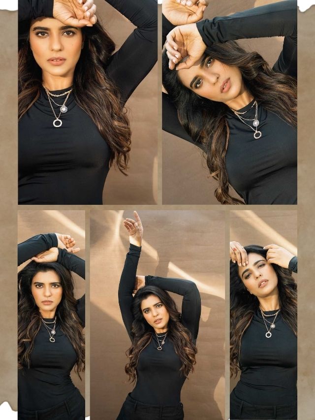 ✨ Aishwarya Rajesh’s Bold Black Glam ✨