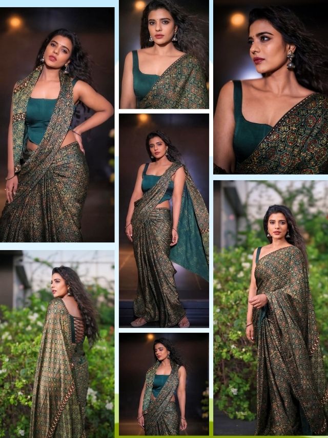 ✨ Aishwarya Rajesh Stuns in Elegant Saree Look ✨