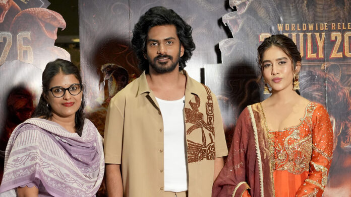 Nagabandham 3D Standee Launch Creates Massive Buzz Ahead of Grand Release