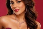 Seerat Kapoor Stuns In Glamorous Wine-Colored Designer Look