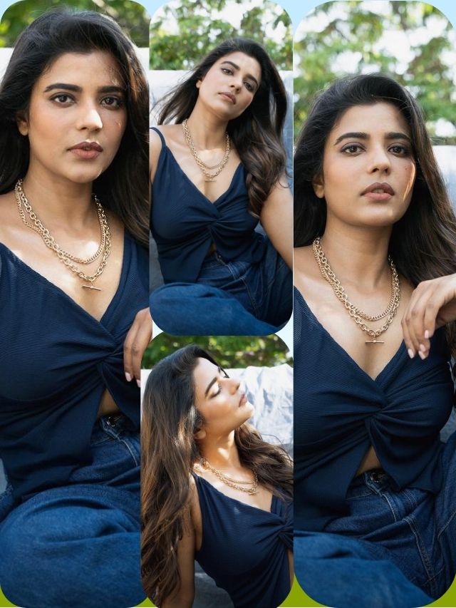 Aishwarya Rajesh Stuns in Chic Blue Elegance