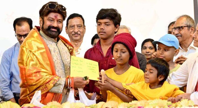 Balakrishna Celebrates Birthday with Cancer Patients