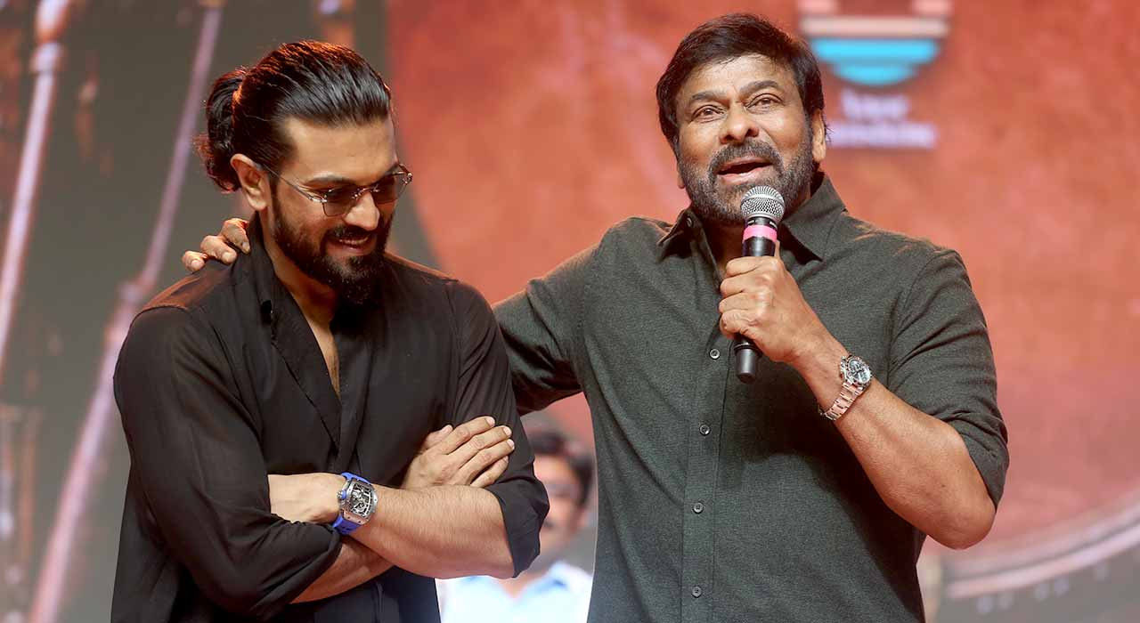 Chiranjeevi Hails Ram Charan’s Career-Best Performance in Peddi Chiranjeevi Hails Ram Charan’s Career-Best Performance in Peddi