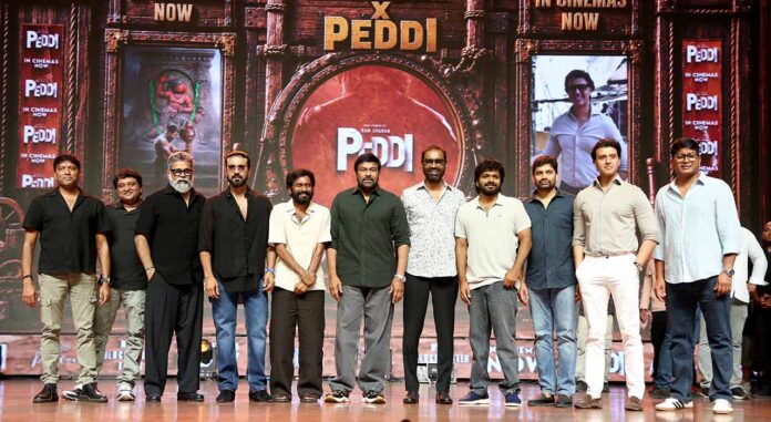 Chiranjeevi Hails Ram Charan’s Career-Best Performance in Peddi