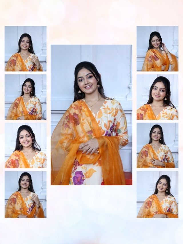 Devyani Mondal Glows in a Floral Ethnic Look