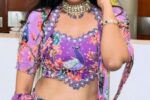 Divi Vadthya Turns Heads in Gorgeous Lavender Ethnic Ensemble