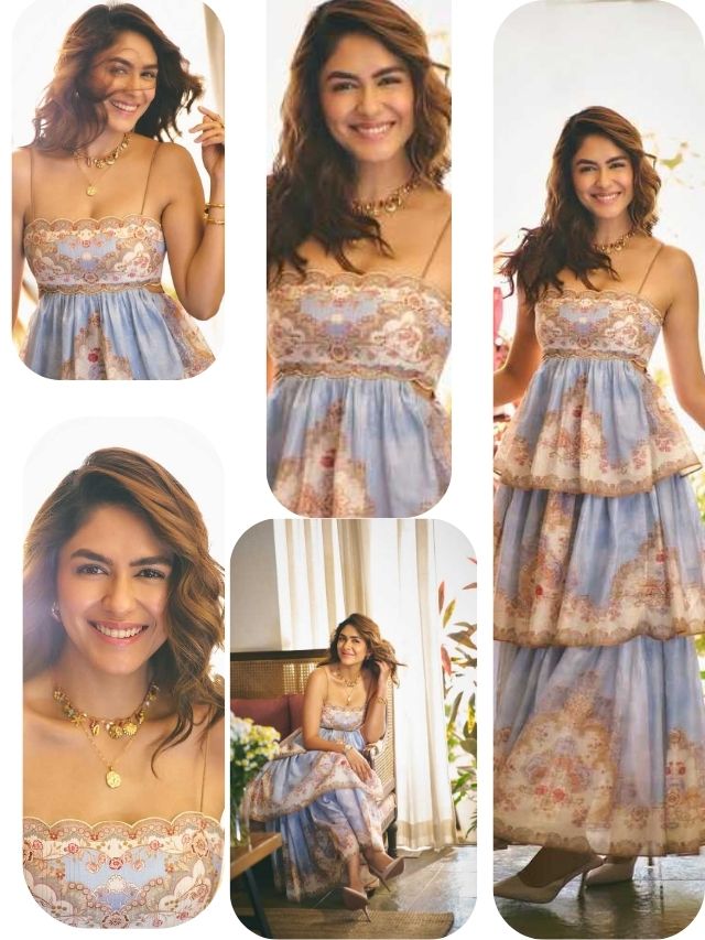 Mrunal Thakur’s Dreamy Floral Fashion Moment