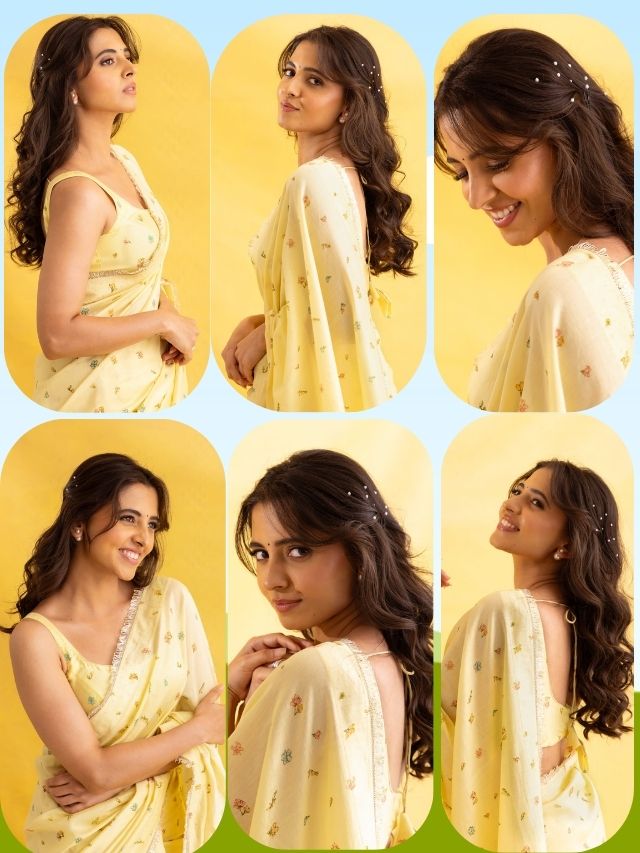 Preethi Asrani’s Sunshine Saree Look Steals Hearts
