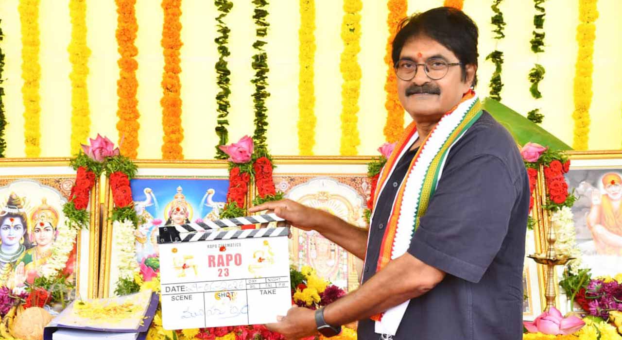 Ram Pothineni’s Dream Project #RAPO23 Launched Grandly