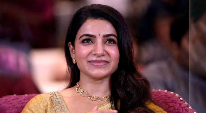 Samantha Radiates Elegance at Maa Inti Bangaram Event