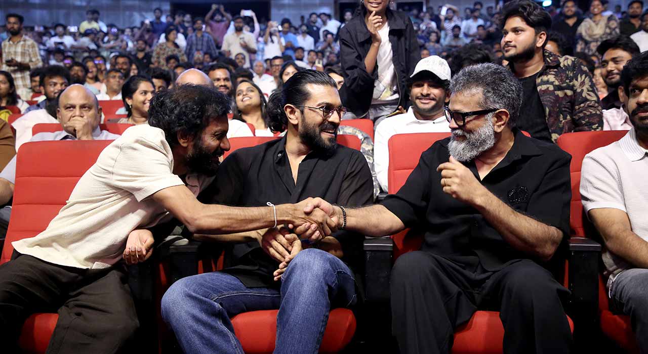 Chiranjeevi Hails Ram Charan’s Career-Best Performance in Peddi Chiranjeevi Hails Ram Charan’s Career-Best Performance in Peddi