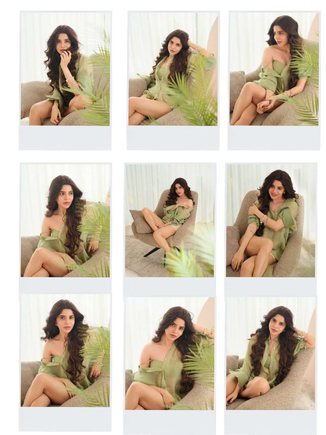 Divya Bharathi Stuns in Chic Green Outfit with Effortless Glam