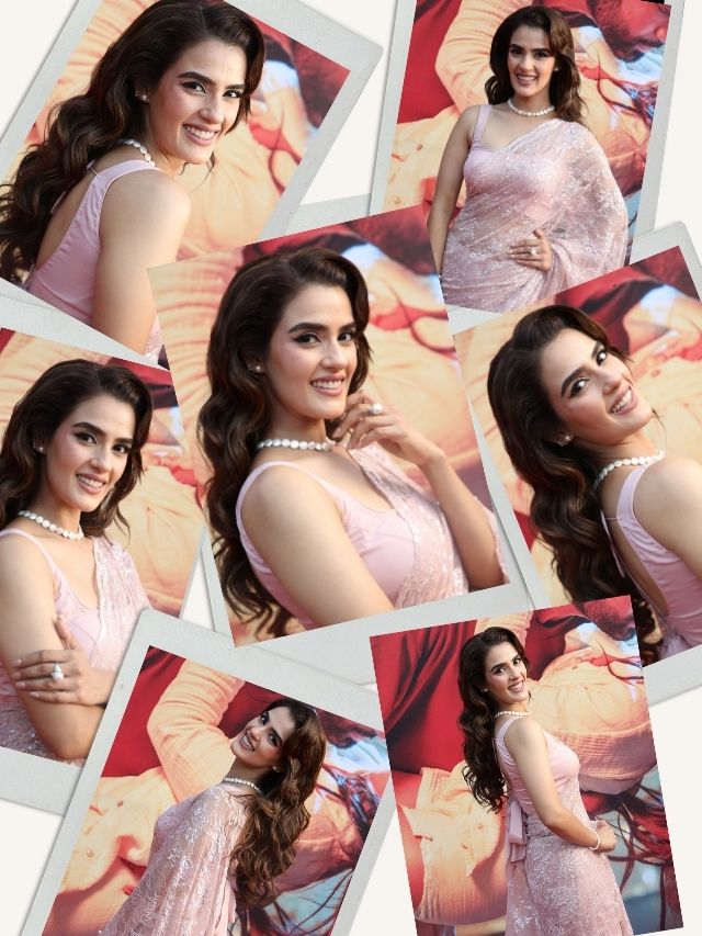 Kavya Tappar’s Dreamy Pink Saree Look Wins Hearts