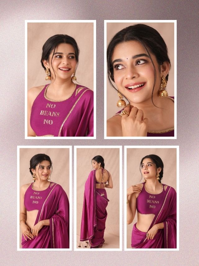 Mithila Palkar Stuns in a Gorgeous Purple Saree