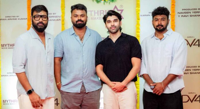 Mythri Movie Makers Launch Dhruv Vikram’s DV4 with Pooja Ceremony