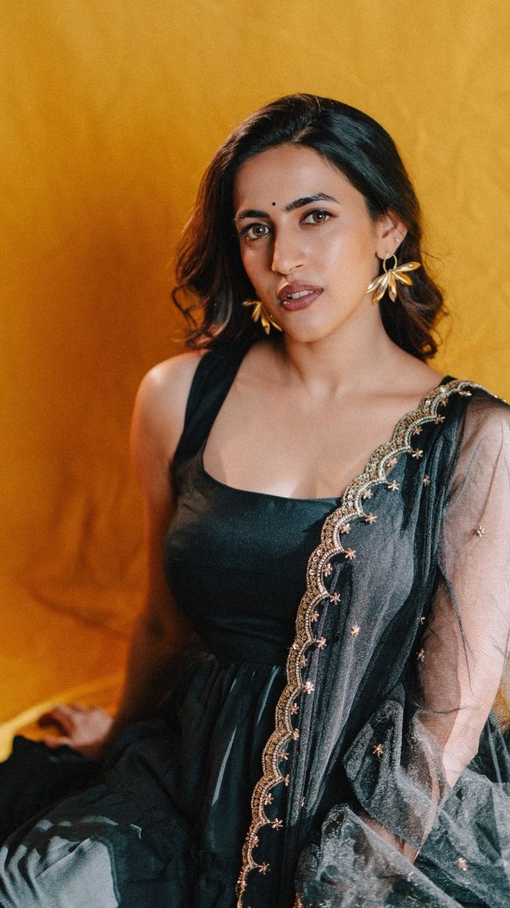 Niharika Konidela Radiates Grace in Black Ensemble