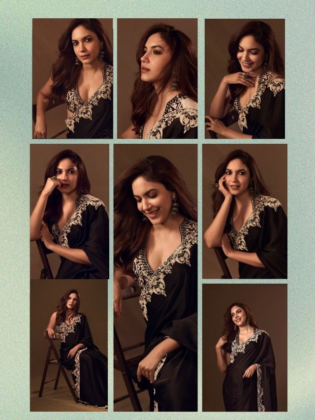 Ritu Varma Stuns in Elegant Black Saree